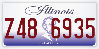 IL license plate Z486935