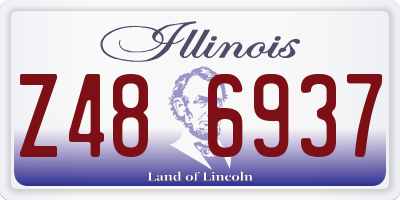 IL license plate Z486937