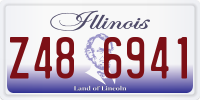 IL license plate Z486941