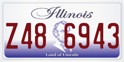 IL license plate Z486943