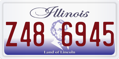 IL license plate Z486945