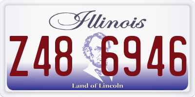 IL license plate Z486946