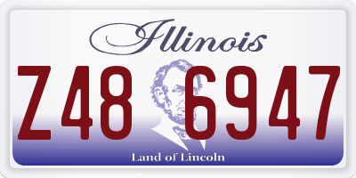 IL license plate Z486947