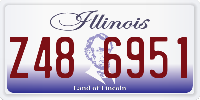 IL license plate Z486951