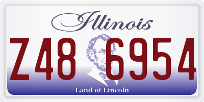 IL license plate Z486954