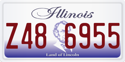 IL license plate Z486955