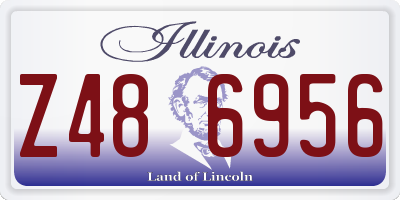 IL license plate Z486956