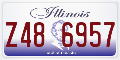 IL license plate Z486957