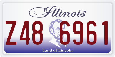 IL license plate Z486961