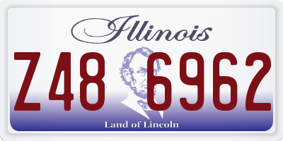 IL license plate Z486962