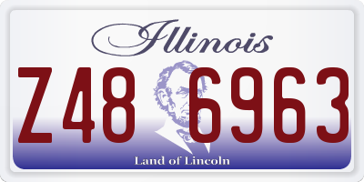 IL license plate Z486963