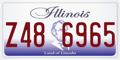 IL license plate Z486965