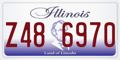 IL license plate Z486970