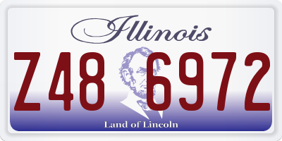 IL license plate Z486972