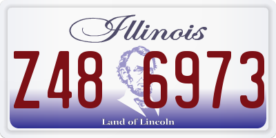 IL license plate Z486973