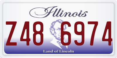IL license plate Z486974