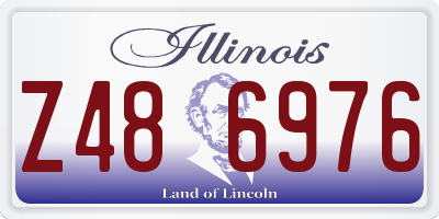IL license plate Z486976