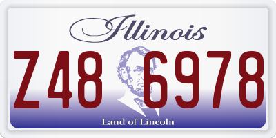 IL license plate Z486978