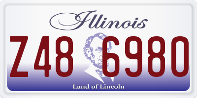 IL license plate Z486980