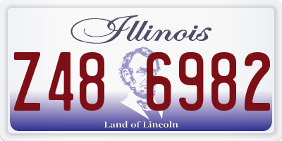 IL license plate Z486982