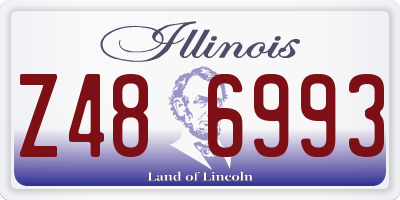 IL license plate Z486993