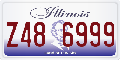 IL license plate Z486999