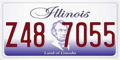 IL license plate Z487055