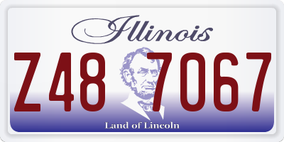IL license plate Z487067