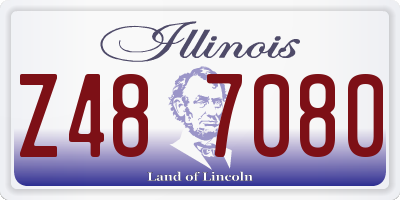 IL license plate Z487080