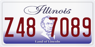 IL license plate Z487089