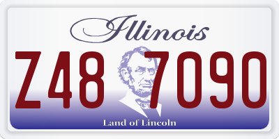 IL license plate Z487090