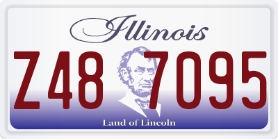 IL license plate Z487095