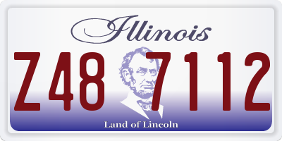 IL license plate Z487112