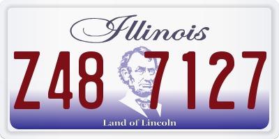 IL license plate Z487127