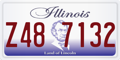 IL license plate Z487132