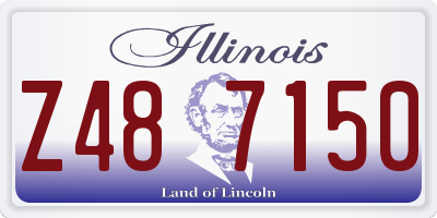 IL license plate Z487150