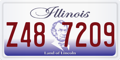 IL license plate Z487209