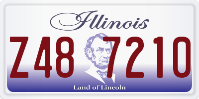 IL license plate Z487210