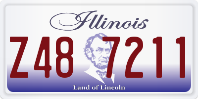 IL license plate Z487211