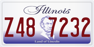 IL license plate Z487232
