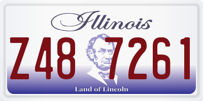 IL license plate Z487261