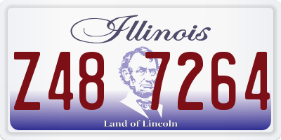 IL license plate Z487264