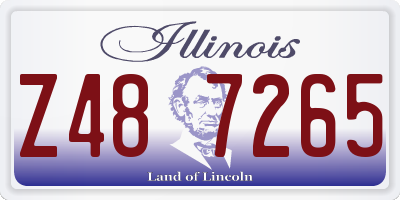 IL license plate Z487265