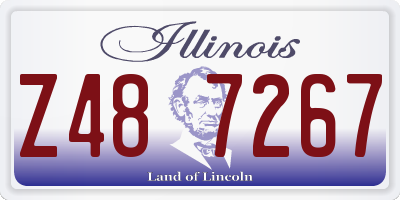 IL license plate Z487267