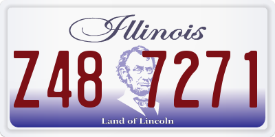 IL license plate Z487271