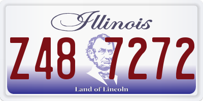 IL license plate Z487272