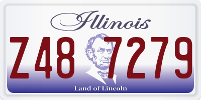 IL license plate Z487279