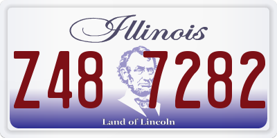 IL license plate Z487282