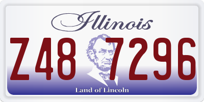IL license plate Z487296
