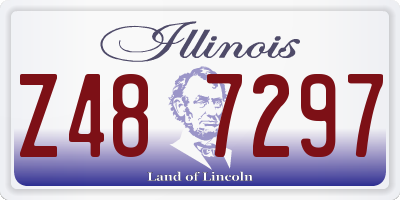 IL license plate Z487297